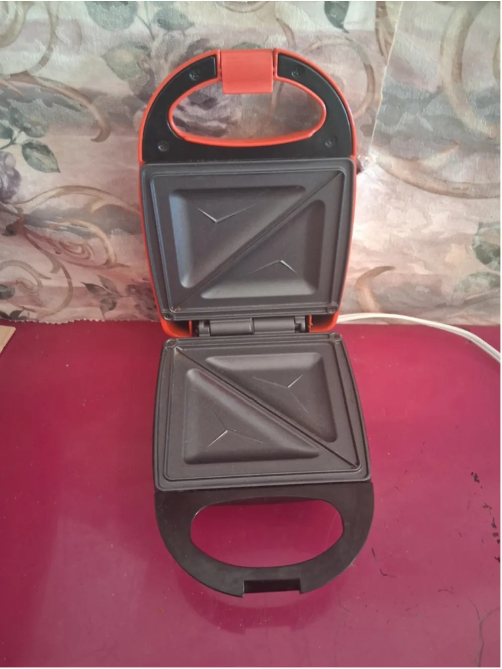 Nostalgia MyMini MSDW5RD Sandwich Maker 520W Red Electric